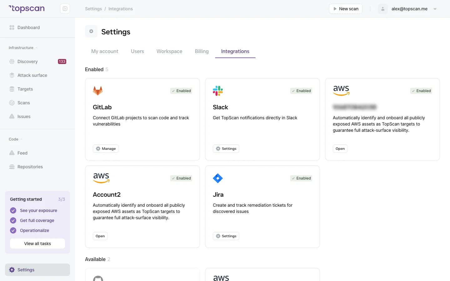 Topscan: the integrations marketplace