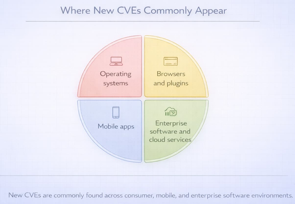 Where New CVEs Commonly Appear